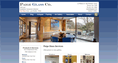 Desktop Screenshot of paigeglass.com
